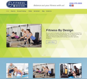 fitness by design new website