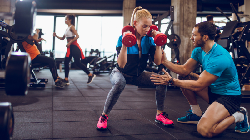 Personal training store gym